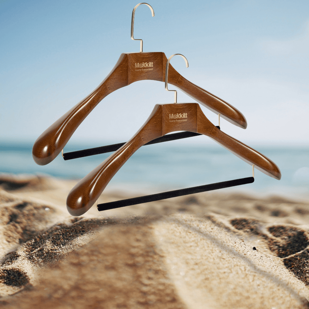 MAKKITT Luxury Wooden Hangers (Set of 2) - MAKKITT