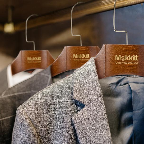 Makkitt Luxury Wooden Hangers: Elevate Your Closet and Style - MAKKITT