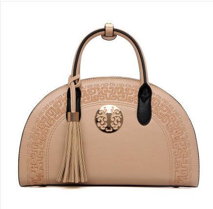 Fashion bag autumn and winter new women\'s bag popular national style women\'s shoulder bag versatile messenger bag soft handle handbag - MAKKITT.COM