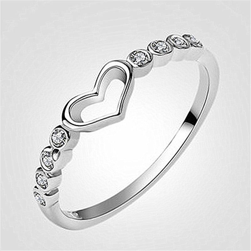 Love ring female index finger ring - MAKKITT