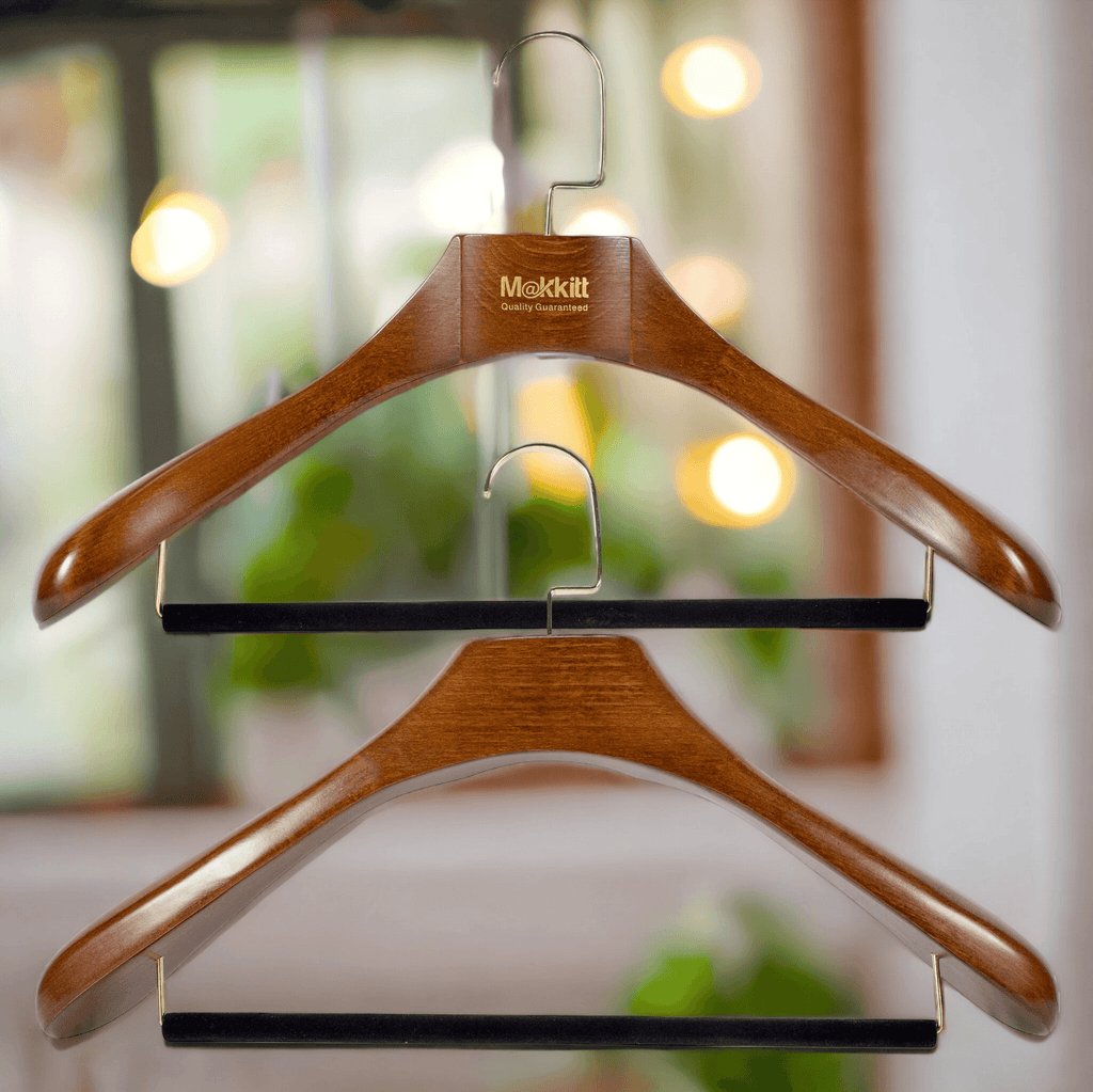 MAKKITT Luxury Wooden Hangers (Set of 2) - MAKKITT